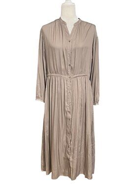 uniqlo v neck flare dress Uniqlo Black White Daisy Floral V-neck Long Sleeve Fit & Flare Mini Dress  Size S main image 1